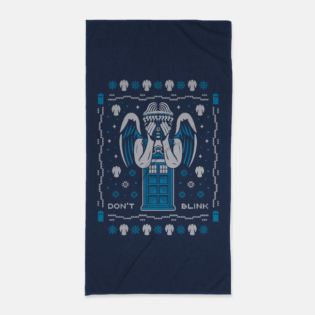 Blink And You're Dead-none beach towel-Logozaste