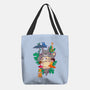 My Good Friend-none basic tote bag-Conjura Geek
