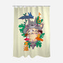 My Good Friend-none polyester shower curtain-Conjura Geek