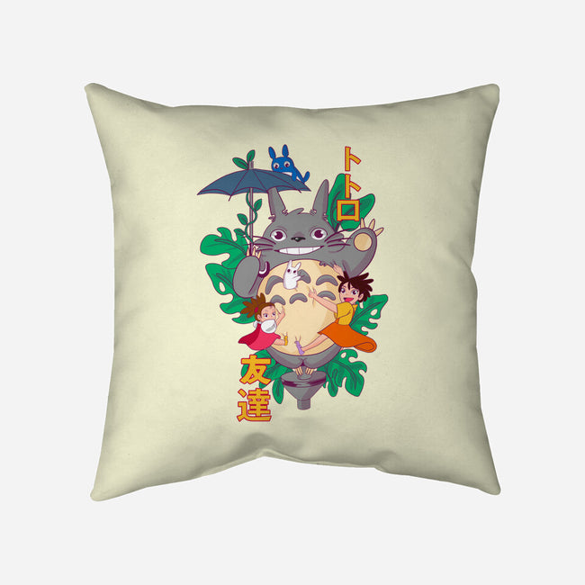 My Good Friend-none removable cover w insert throw pillow-Conjura Geek