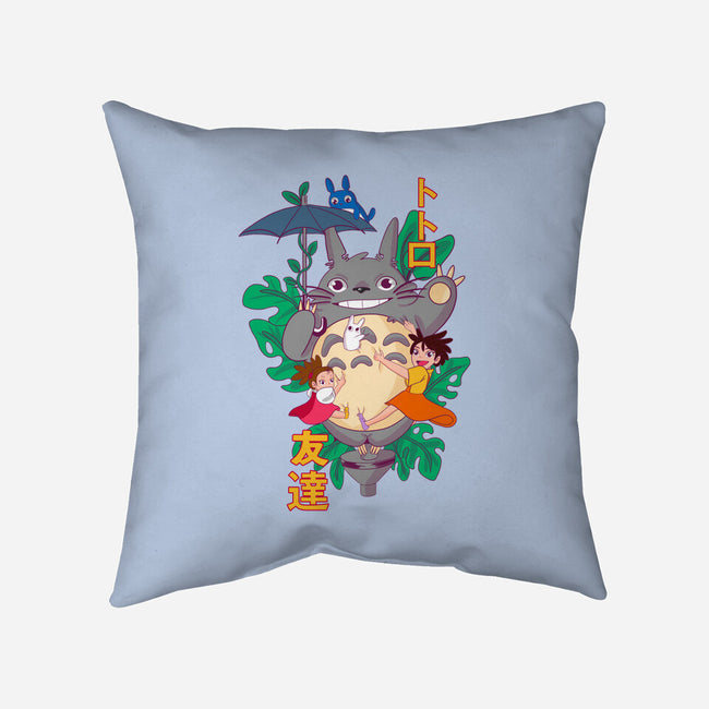 My Good Friend-none removable cover throw pillow-Conjura Geek