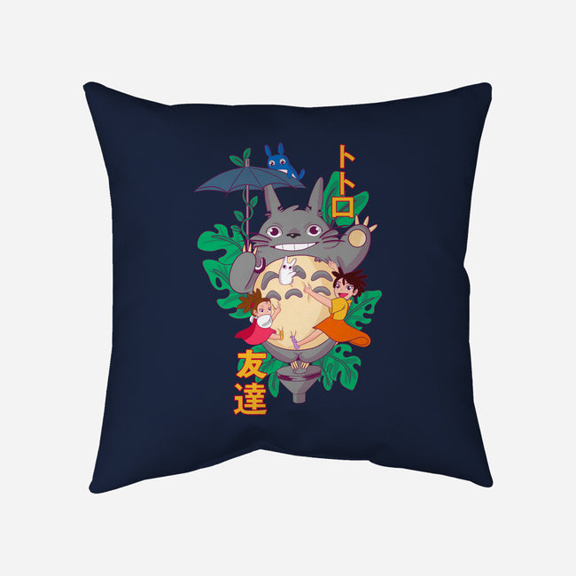 My Good Friend-none removable cover throw pillow-Conjura Geek