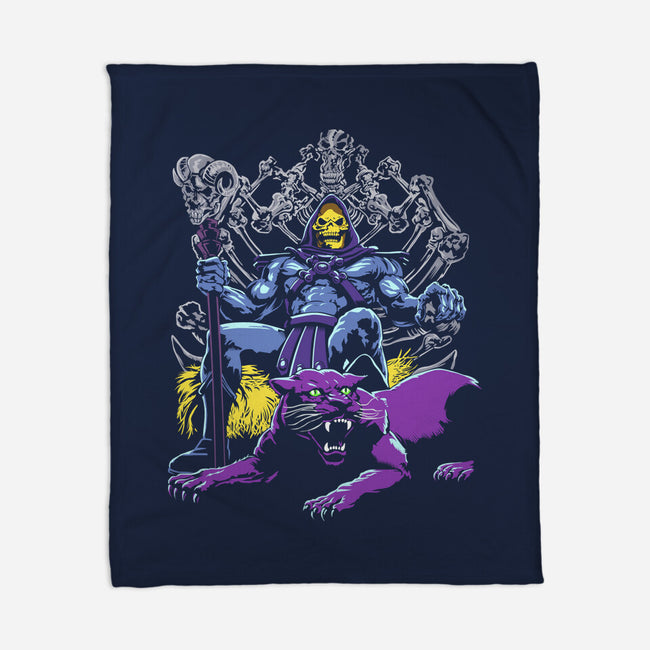 In The Throne-none fleece blanket-daveleonardo