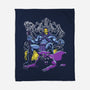 In The Throne-none fleece blanket-daveleonardo