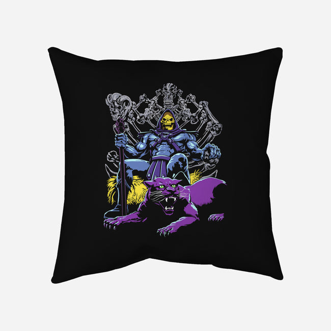 In The Throne-none removable cover w insert throw pillow-daveleonardo