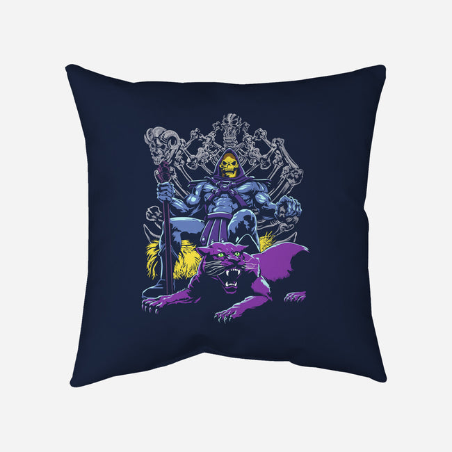 In The Throne-none removable cover w insert throw pillow-daveleonardo