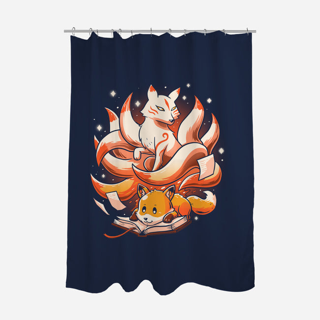 Book Spirit-none polyester shower curtain-koalastudio