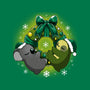Lazy Christmas-womens fitted tee-Vallina84
