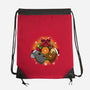 Lazy Christmas-none drawstring bag-Vallina84