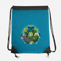Lazy Christmas-none drawstring bag-Vallina84