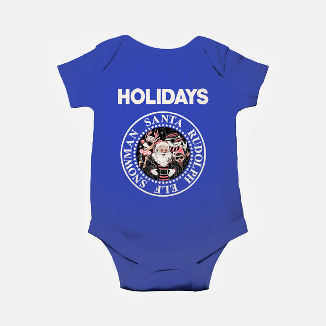 Holidays Band-baby basic onesie-momma_gorilla