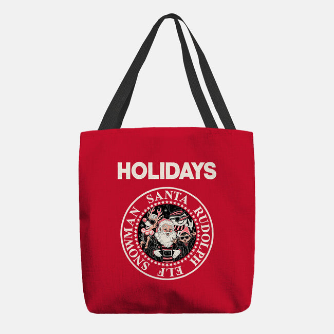 Holidays Band-none basic tote bag-momma_gorilla