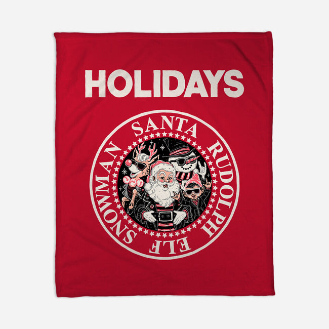 Holidays Band-none fleece blanket-momma_gorilla