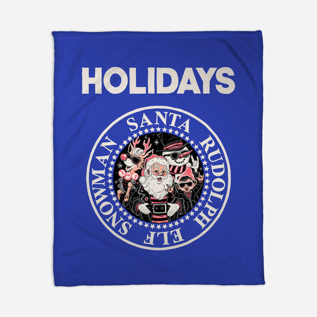 Holidays Band-none fleece blanket-momma_gorilla