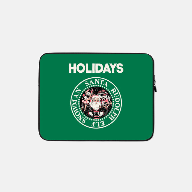 Holidays Band-none zippered laptop sleeve-momma_gorilla