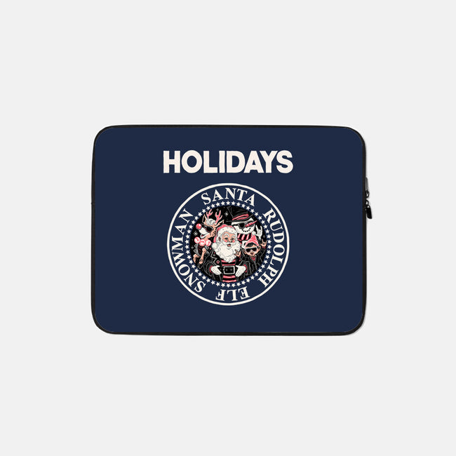 Holidays Band-none zippered laptop sleeve-momma_gorilla