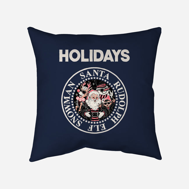 Holidays Band-none removable cover throw pillow-momma_gorilla
