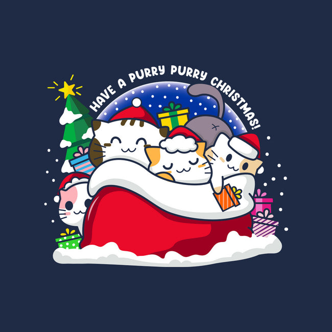 Purry Christmas-womens racerback tank-bloomgrace28