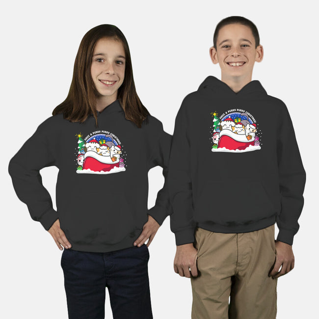 Purry Christmas-youth pullover sweatshirt-bloomgrace28