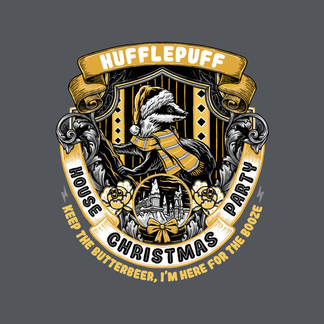 Holidays At The Hufflepuff House-none polyester shower curtain-glitchygorilla