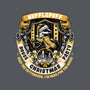 Holidays At The Hufflepuff House-mens heavyweight tee-glitchygorilla