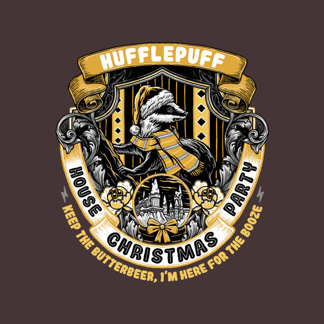 Holidays At The Hufflepuff House-none outdoor rug-glitchygorilla