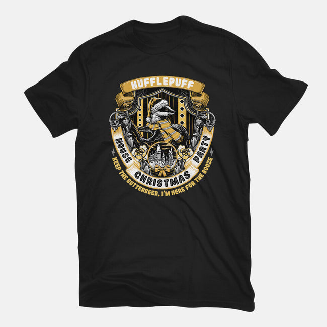 Holidays At The Hufflepuff House-youth basic tee-glitchygorilla