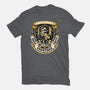 Holidays At The Hufflepuff House-mens heavyweight tee-glitchygorilla