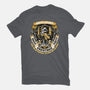 Holidays At The Hufflepuff House-womens fitted tee-glitchygorilla