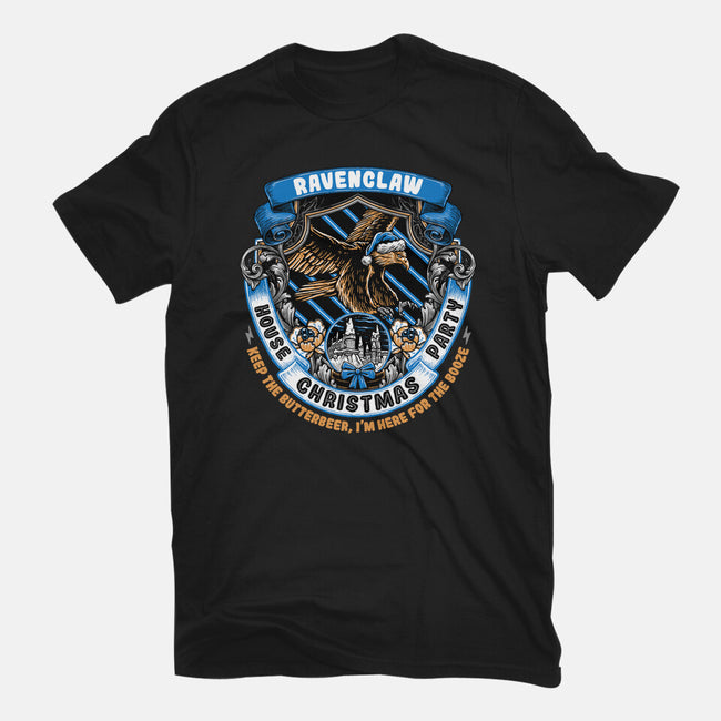 Holidays At The Ravenclaw House-womens basic tee-glitchygorilla