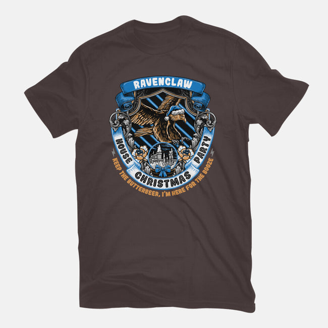 Holidays At The Ravenclaw House-womens basic tee-glitchygorilla