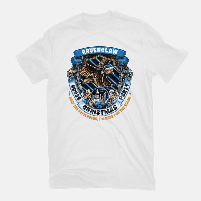 Holidays At The Ravenclaw House-womens fitted tee-glitchygorilla