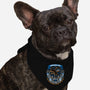 Holidays At The Ravenclaw House-dog bandana pet collar-glitchygorilla