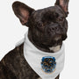 Holidays At The Ravenclaw House-dog bandana pet collar-glitchygorilla