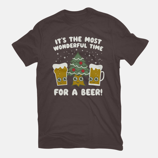 Most Wonderful Time-womens basic tee-Weird & Punderful