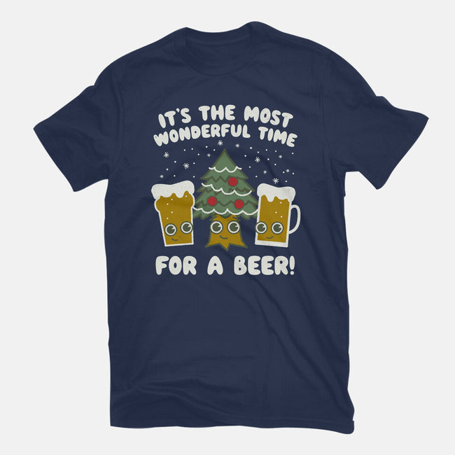 Most Wonderful Time-womens basic tee-Weird & Punderful