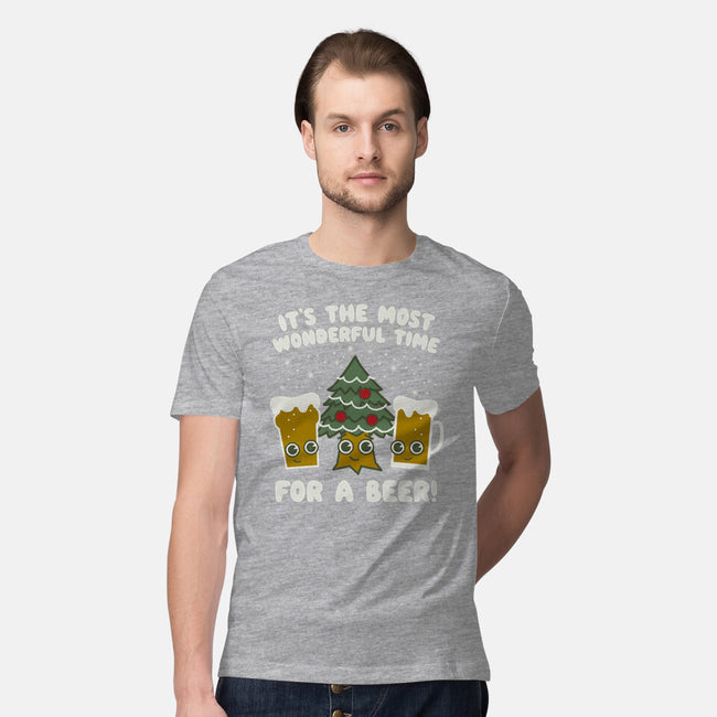 Most Wonderful Time-mens premium tee-Weird & Punderful