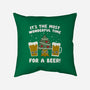 Most Wonderful Time-none removable cover w insert throw pillow-Weird & Punderful