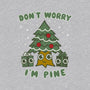 Don't Worry I'm Pine-baby basic onesie-Weird & Punderful