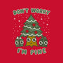 Don't Worry I'm Pine-none glossy sticker-Weird & Punderful