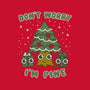 Don't Worry I'm Pine-none basic tote bag-Weird & Punderful