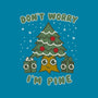 Don't Worry I'm Pine-none removable cover w insert throw pillow-Weird & Punderful