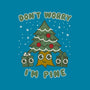 Don't Worry I'm Pine-none drawstring bag-Weird & Punderful