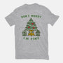 Don't Worry I'm Pine-womens fitted tee-Weird & Punderful