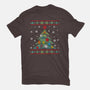 Ugly Rpg Christmas-womens basic tee-Vallina84