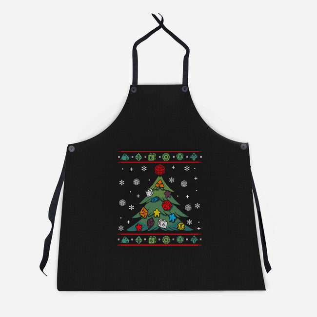 Ugly Rpg Christmas-unisex kitchen apron-Vallina84