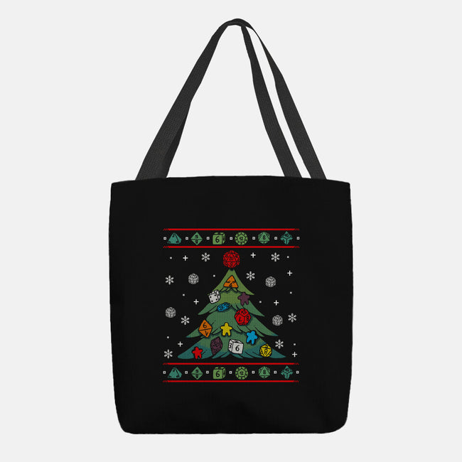 Ugly Rpg Christmas-none basic tote bag-Vallina84