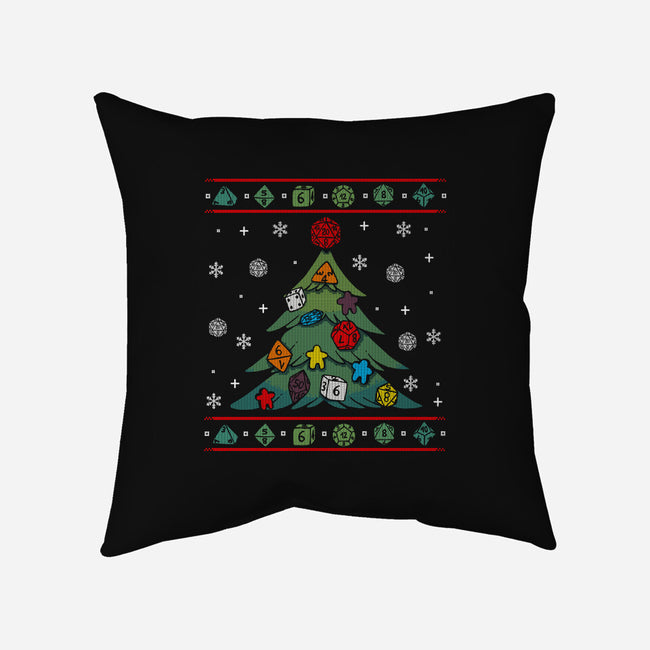 Ugly Rpg Christmas-none removable cover w insert throw pillow-Vallina84