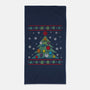 Ugly Rpg Christmas-none beach towel-Vallina84