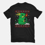 Ugly Dragon Christmas-mens basic tee-Vallina84
